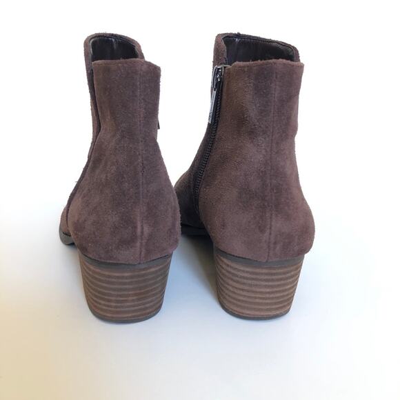 Brown Suede Leather Booties by Jessica Simpson 7M - Picture 4 of 7